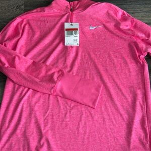 Nike Women's Dri-Fit Pullover Top Shirt Long Sleeve, Size Large Fitness Workout